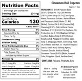 Cinnamon Roll Popcorn (with nuts) - 8.5oz
