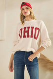 T-42121-CLOUDY KNIT OHIO GRAPHIC SWEATSHIRT