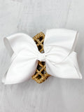 Texas Size Big Hair Bows - French Clip - 6.5"