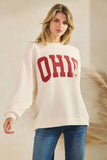 T-42121-CLOUDY KNIT OHIO GRAPHIC SWEATSHIRT