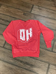 Block OH Ohio Acid Wash Pullover