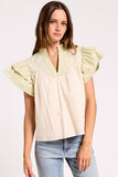 UT1093 Embroidered Detail Blouse