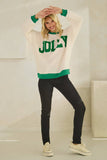 CLOUDY KNIT JOLLY RINGER SWEATSHIRT (T-42174)