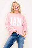 T-41793-"mama" cloudy knit l/s top