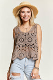 CASUAL CROCHET TANK TOP- LET3162