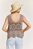 CASUAL CROCHET TANK TOP- LET3162