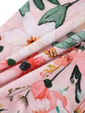 PoshTOT Small Floral Prints Bamboo Baby Convertible Zippy Romper