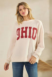 T-42121-CLOUDY KNIT OHIO GRAPHIC SWEATSHIRT