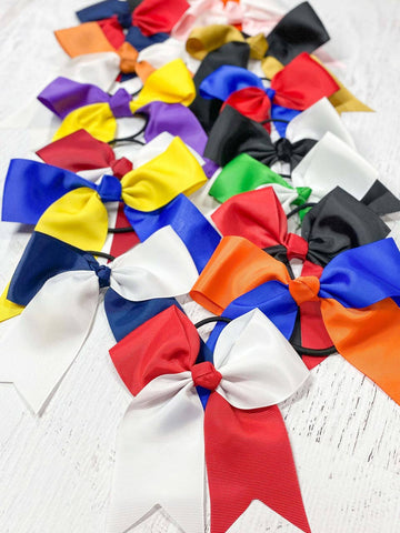 School Spirit Cheer Bows: Game Day