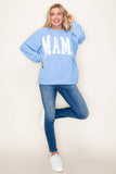 T-41793-"mama" cloudy knit l/s top