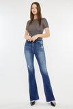 KANCAN HIGH RISE DOUBLE WB DETAIL FLARE JEANS