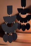 Layered Rubber coating Earrings