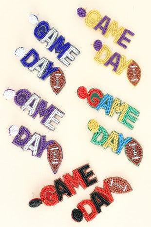 Football Game Day Earrings