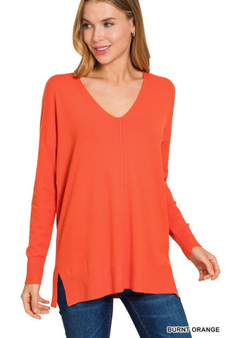 Viscose Front Seam Sweater