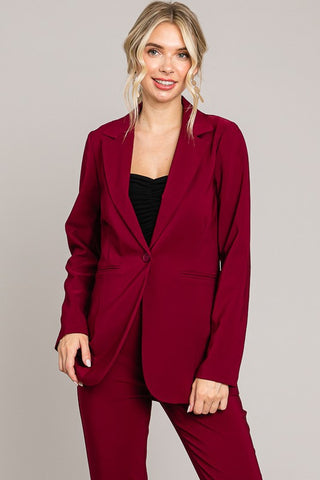 Single Button Blazer