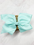 Texas Size Big Hair Bows - French Clip - 6.5"