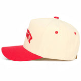 C.C Merry Letter Embroidered Two Tone Trucker Hat