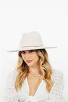 Flat Brim Fedora Fashion hat