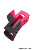 4 INCH OMBRE RECTANGLE HAIR CLAW CLIP