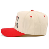 C.C SANTA APPLIQUE LETTER Embroidered Trucker Cap