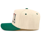 C.C SANTA APPLIQUE LETTER Embroidered Trucker Cap