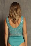 Stud Embellished Bodysuit