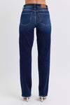 Judy Blue MR Straight Leg w/fray hem