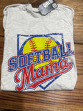 Softball Plate Mama Tee