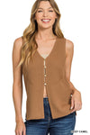 4 Buttons Sweater Vest