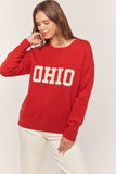 Ohio Embroidered Sweater Plus Size