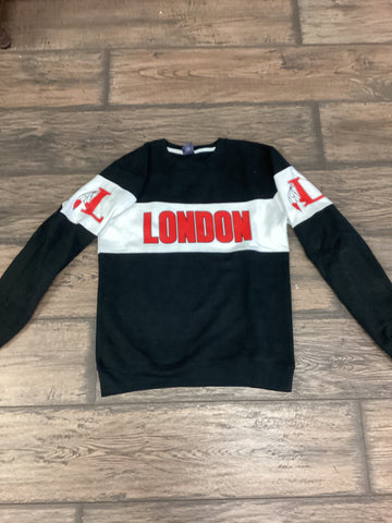 Black and White Two-tone London Crewneck