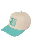 C.C DOG MOM Embroidered Two Tone Trucker Cap