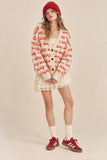MERRY SCRIPT CARDIGAN