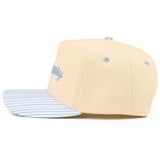 C.C LAKE IT EASY Letter Embroidered Two Tone Trucker Hat