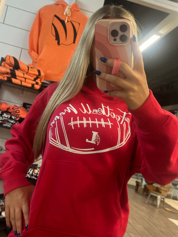 London Football Mama Red Hoodie