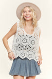CASUAL CROCHET TANK TOP- LET3162