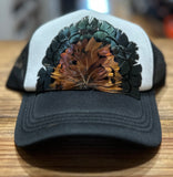Feather Trucker Hat
