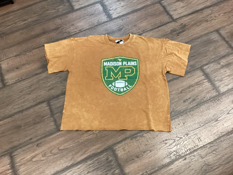 Acid Wash Cut Madison Plains Tee
