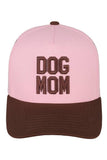 C.C DOG MOM Embroidered Two Tone Trucker Cap