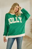 CLOUDY KNIT JOLLY RINGER SWEATSHIRT (T-42174)