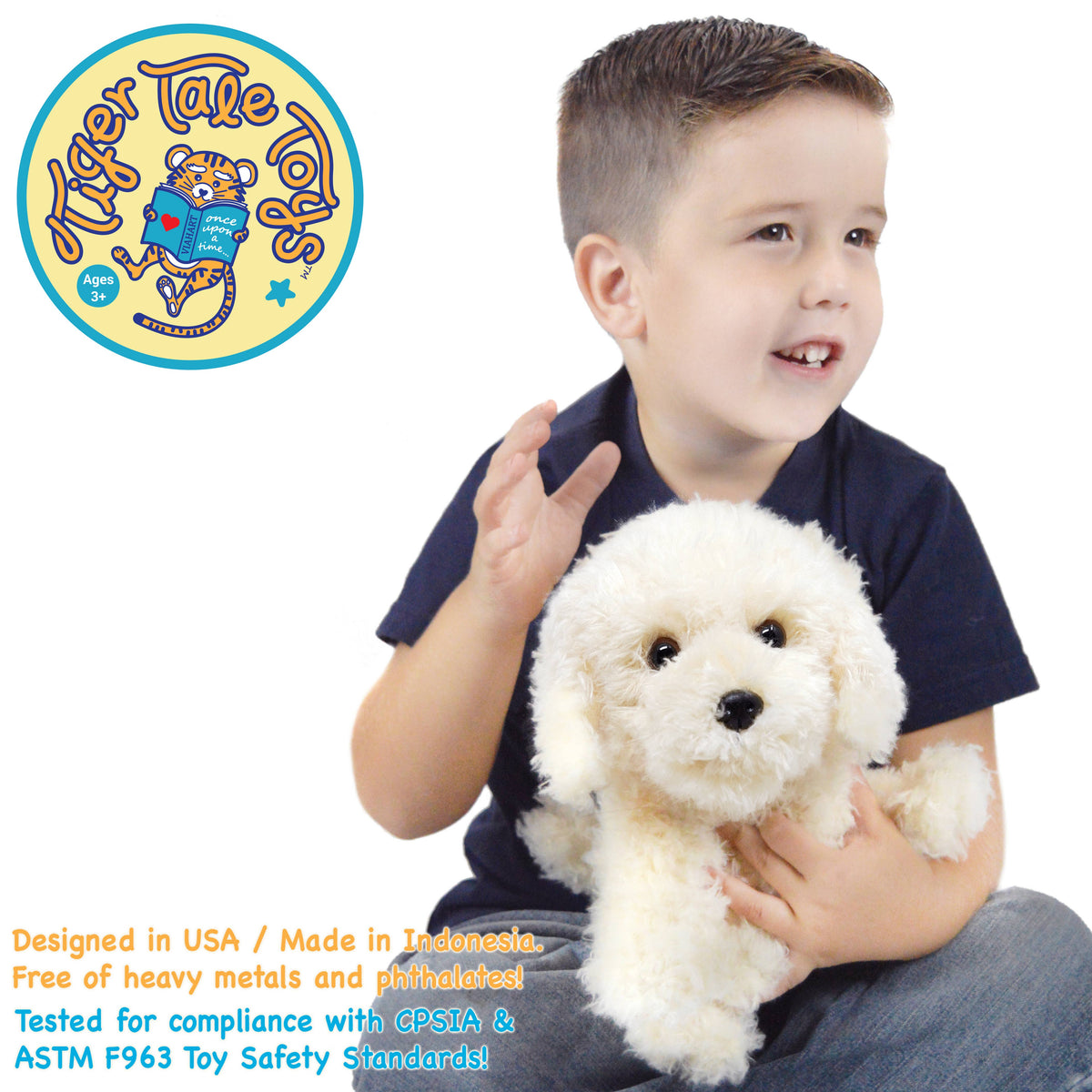 Luka The Labradoodle | 12 Inch Stuffed Animal Plush – Ohio Roots Boutique