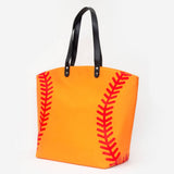 Baseball Stitch Large Tote Bag / Shoulder Bag