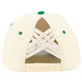 C.C Two Tone Cotton Criss-Cross Back Ponytail Trucker Hat