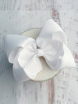 Texas Size Big Hair Bows - French Clip - 6.5"