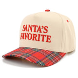 C.C SANTAS FAVORITE Letter Embroidered Trucker Cap