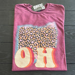 Ohio OH Leopard Pastel tee