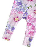 PoshTOT Morning Glory Bamboo Baby Convertible Zippy Romper