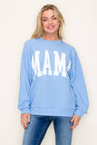 T-41793-"mama" cloudy knit l/s top