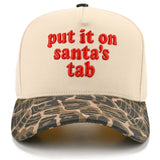 C.C PUT IT ON SANTA'S TAB LETTER Embroidered Trucker Cap