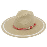 Nautical Rope with Anchor Detail Sheer Brim Sun Sun